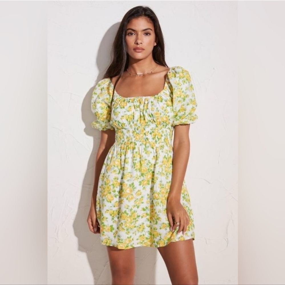 🆕 FAITHFULL THE BRAND Axel Mini Dress Morello Floral XS
